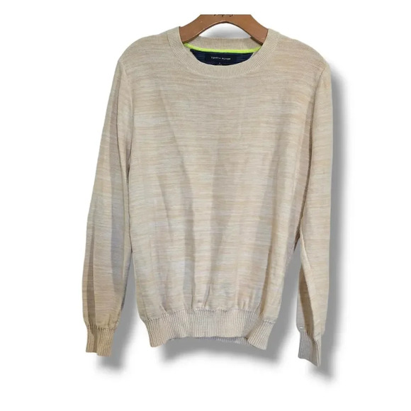 Tommy Hilfiger Women's cream long sleeves sweater medium - Picture 1 of 7